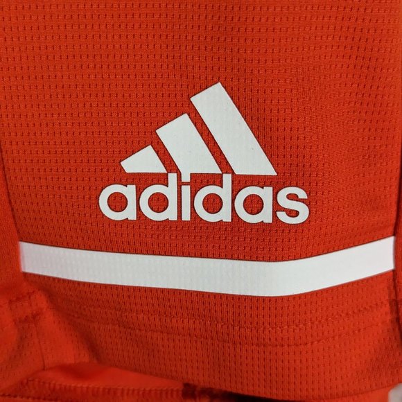 adidas* Men's Short Sleeve‎ Straight Hem Hidden Button Polo Athletic Shirt~ 2XL - Picture 5 of 16